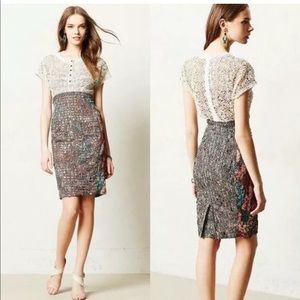 Anthropologie Byron Lars Beguile Lace Study dress Size 0P